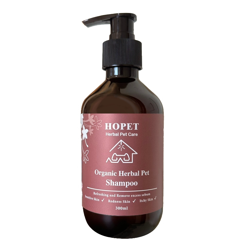 [HOPET] Organic plant extract pet shampoo, refreshing and oil-removing, , large