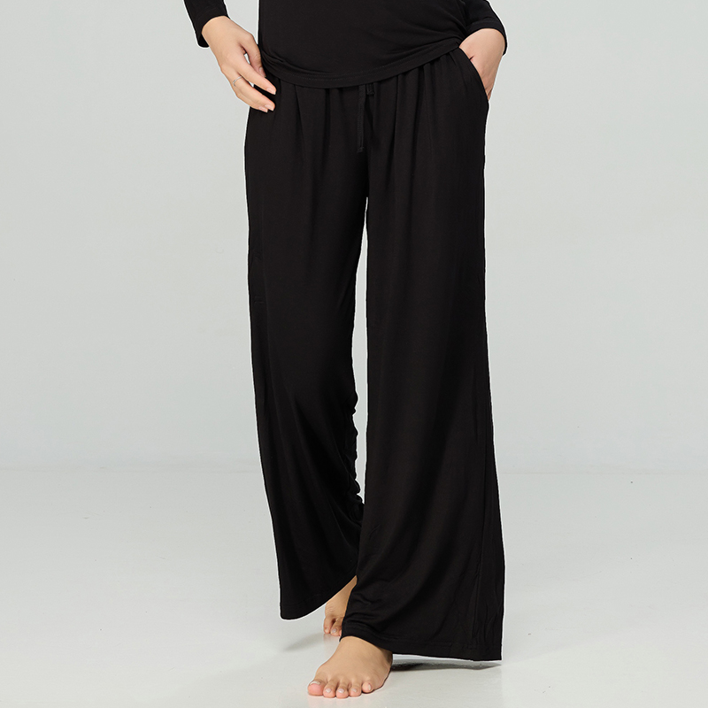 女植蠶居家長褲, , large