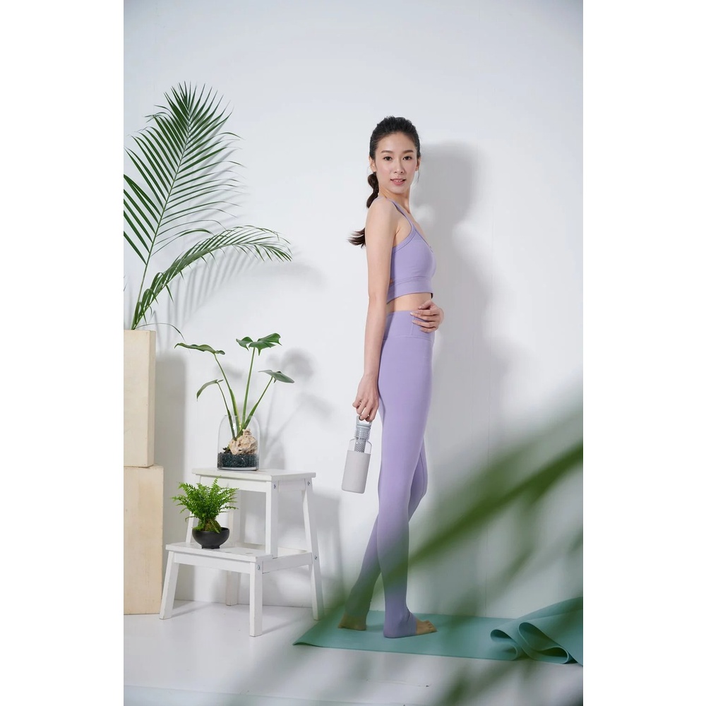 YOGA FLOW Hedy Pants - 簡單俐落長褲 - 堇紫 Wild Lilac, , large