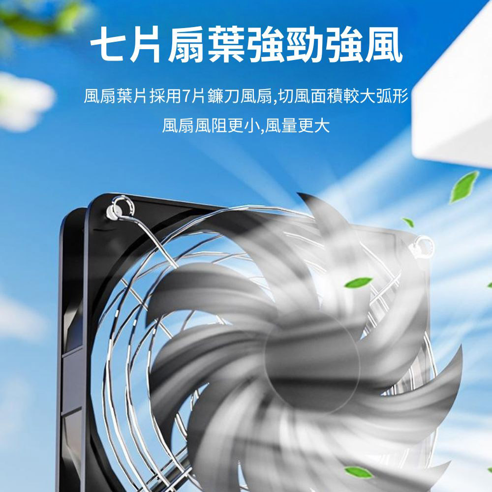 空氣循環12cm機箱風扇-4風扇+8金屬網罩+調速器+配件+螺絲, , large