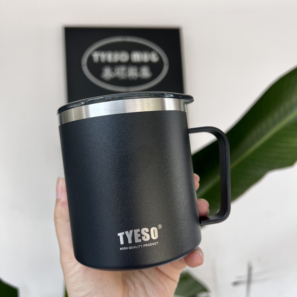 【H&R安室家】TYESO泰碩 304不鏽鋼馬克杯400ml(H09), , large