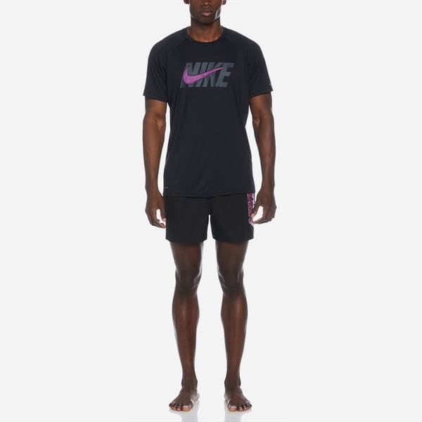 Nike Sketch 男 短袖 上衣 T恤 防曬衣 抗UV 運動 訓練 休閒 舒適 黑 [NESSD687-001], , large