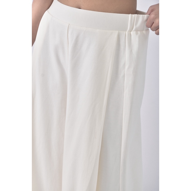 (S) giordano ladies高腰質感白色長褲二手衣, , large
