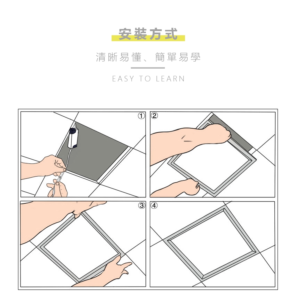 [GENTECH]平板燈 36W 白光, , large
