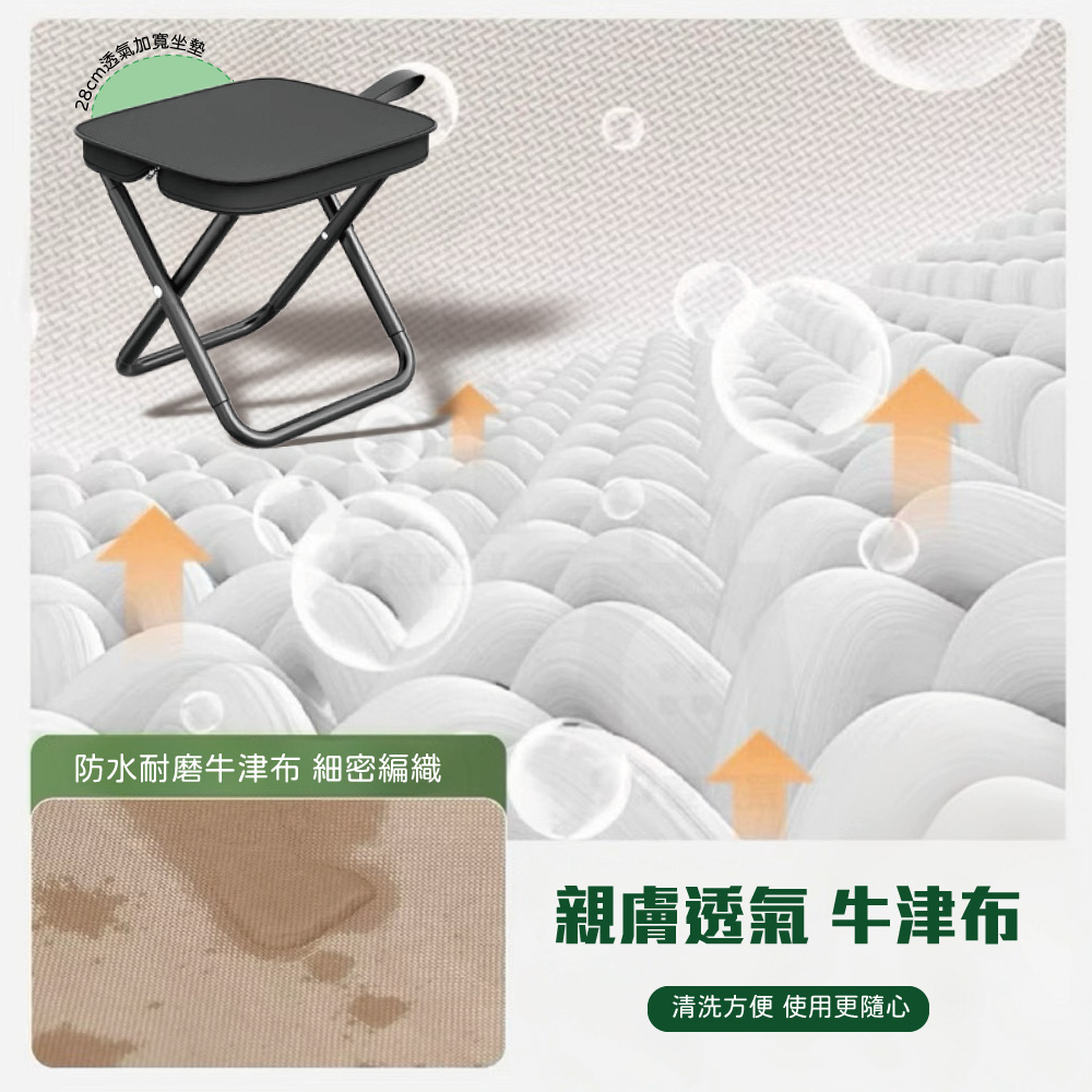 【啾愛你】戶外輕量隨身摺疊椅-綠色, , large