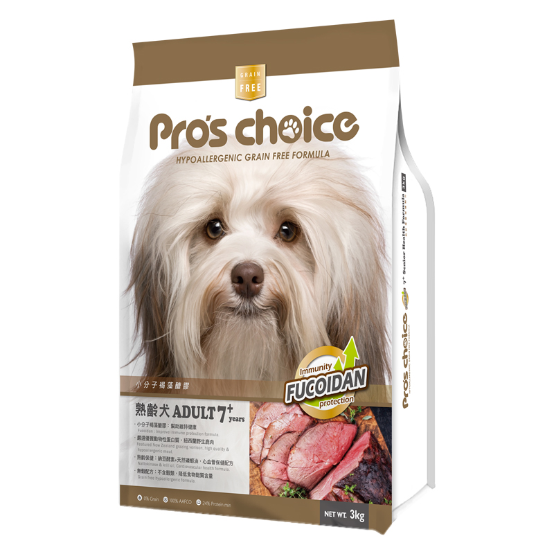 【Pro’s Choice 博士巧思】無穀犬食3kg-熟齡犬配方, , large