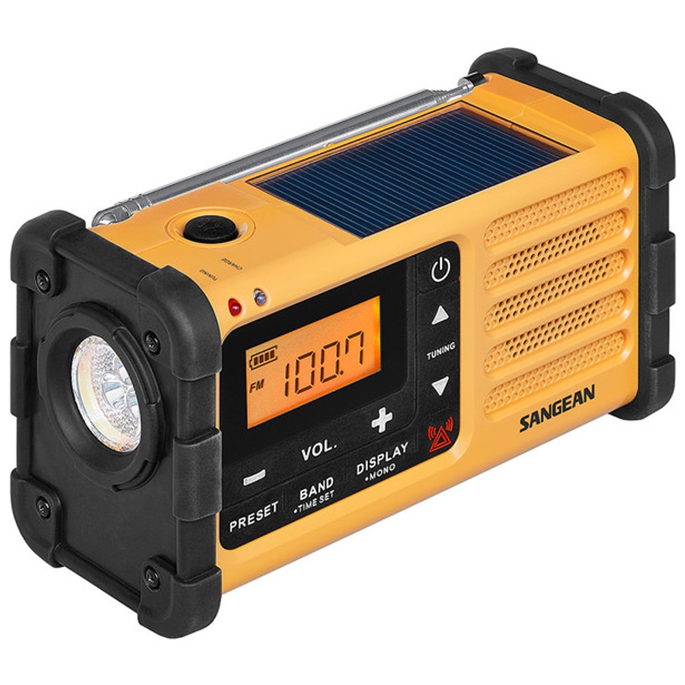 SANGEAN 山進 手搖充電太陽能防災包調幅/調頻 防災 收音機 MMR-88, , large