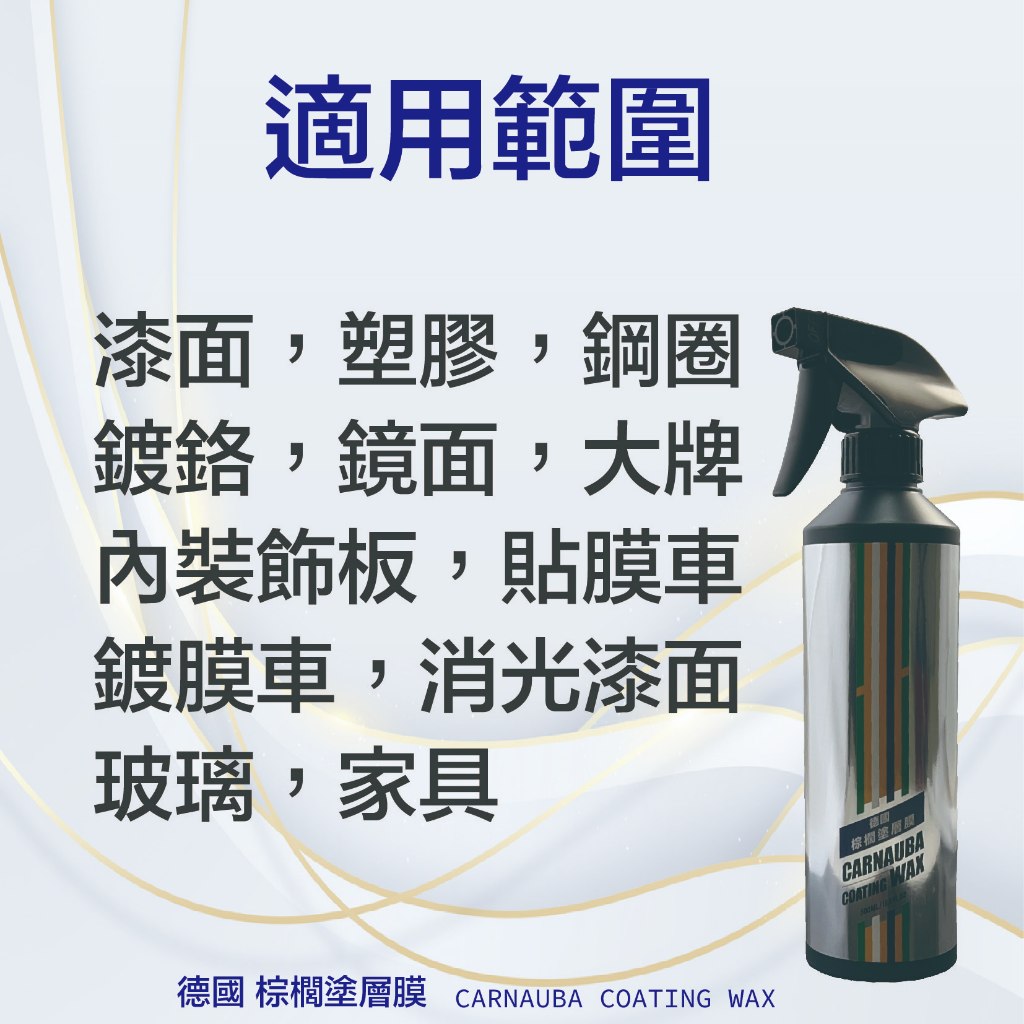 利曼國際 棕櫚塗層膜 汽車蠟 快速打蠟 全方位材質可用 棕櫚蠟 鍍膜維護劑 封體維護劑 打蠟 QD&nbsp;美容用品 推薦, , large