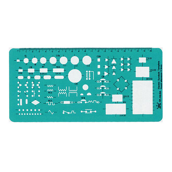 【 徠福 】電氣符號定規 / 片 TP-463A , , large