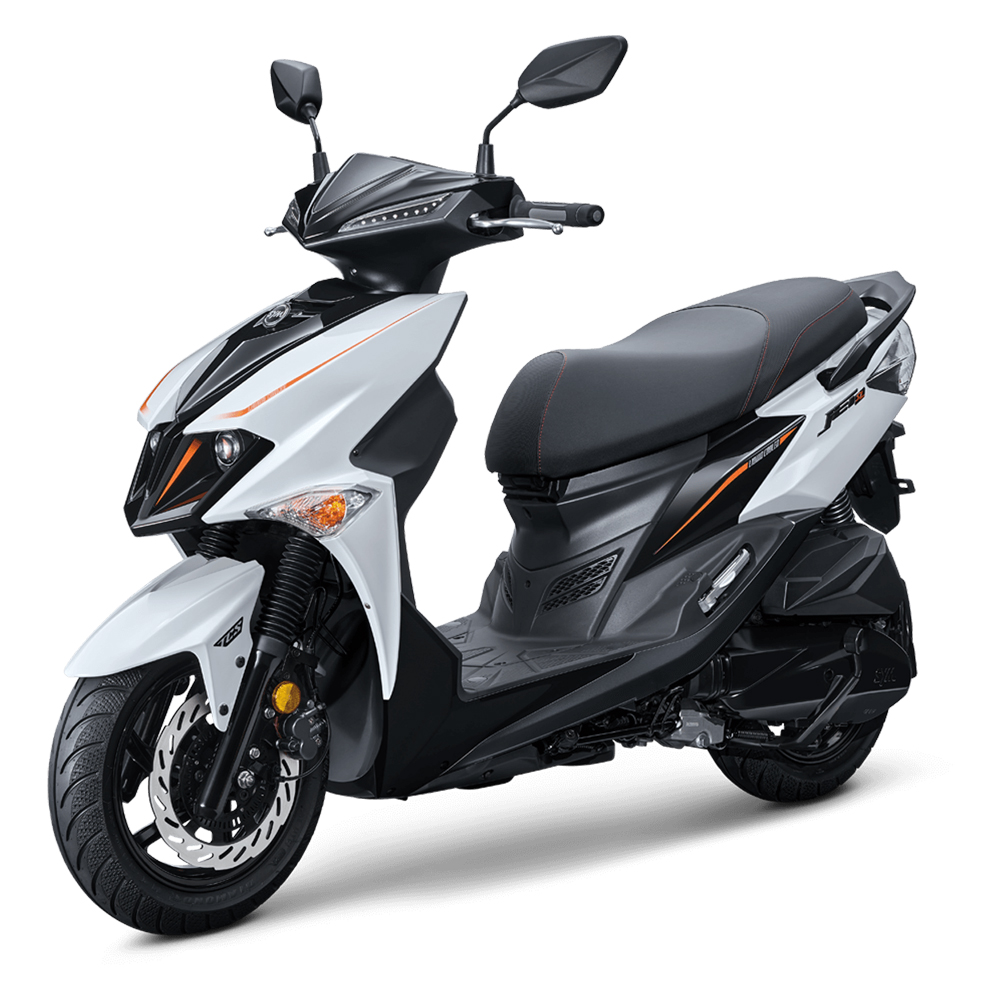 [三陽機車]SYM三陽125 JET SL ABS+TCS雙碟 水冷 七期 2025年出廠全新機車, 白/黑125, large