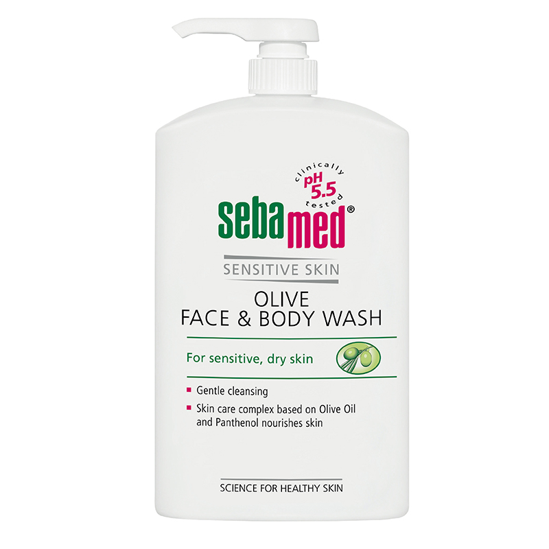 Sebamed Olive Face and Body Wash, , large