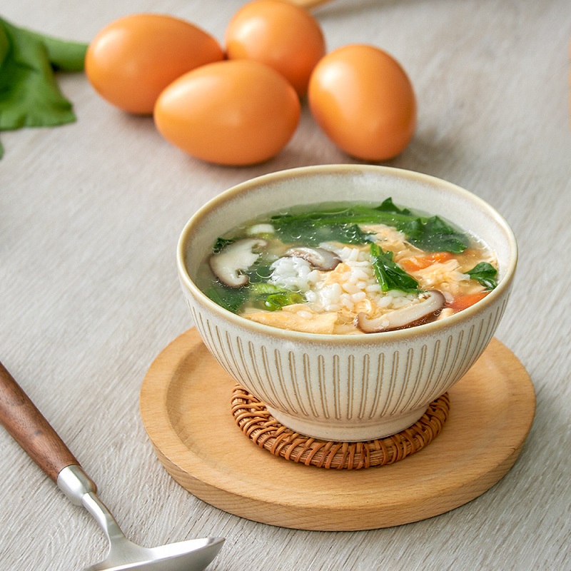 instant soup rice-Spinach Egg, , large