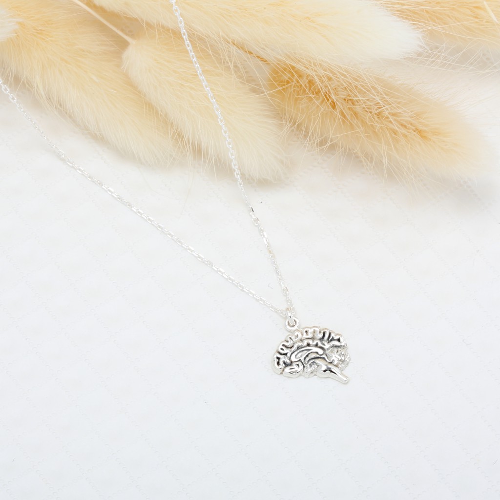 【Angel & Me】Brain love s925 sterling silver necklace Valentine's Day gift, , large