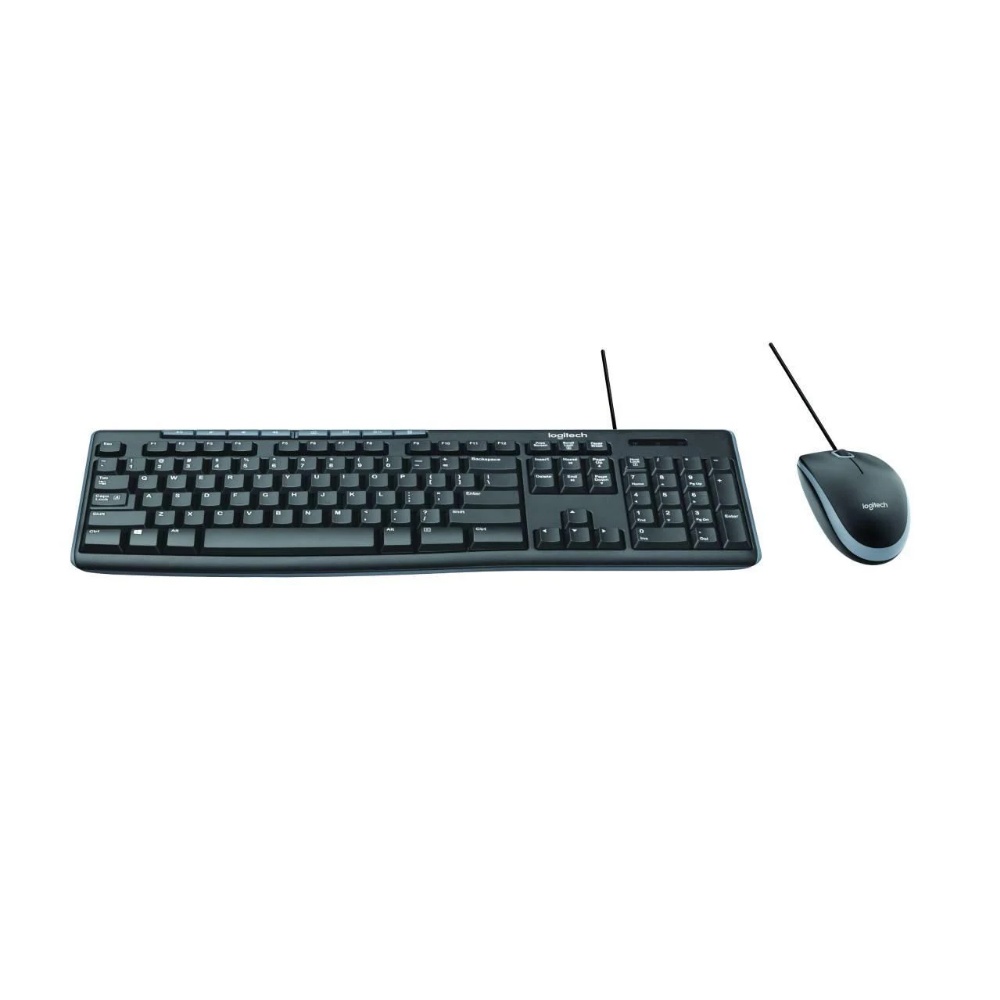 【 Logitech 羅技 】MK200 USB 有線 鍵盤滑鼠組 防水設計, , large
