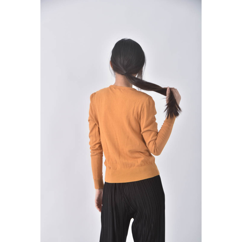 (XS（含）以下) lativ排扣黃色外套二手衣, , large