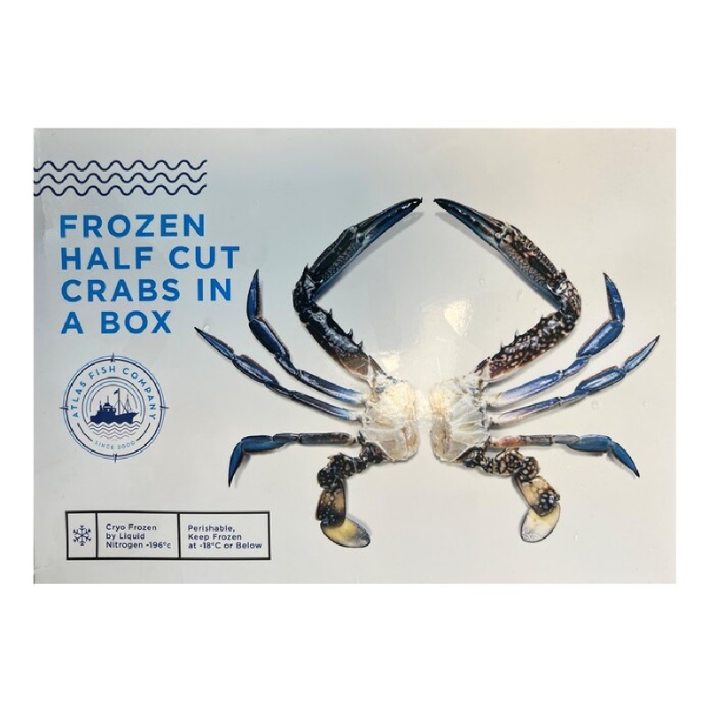 Frozen Half Cut Crab, , large