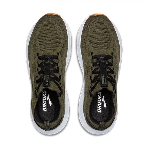 Brooks Glycerin Stealthfit 21 男 慢跑鞋 甘油系列 避震 綠 [1104211D356], , large