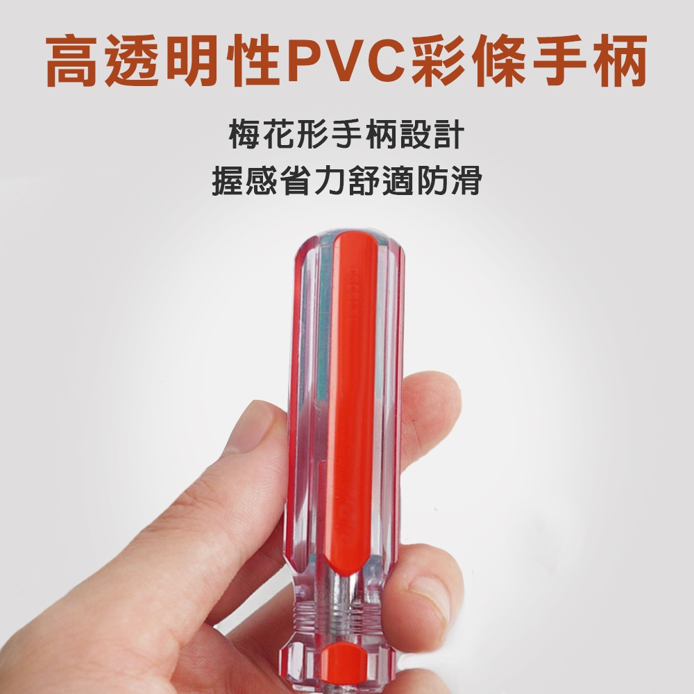 彩條螺絲起子 2入組 短柄起子套組, , large