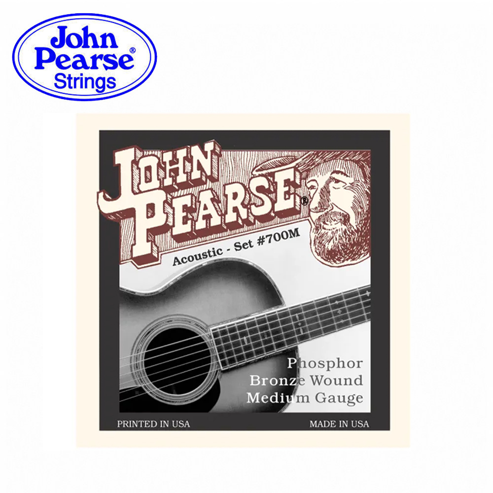 John Pearse 700M 磷青銅 13-56 民謠吉他套弦【敦煌樂器】, , large