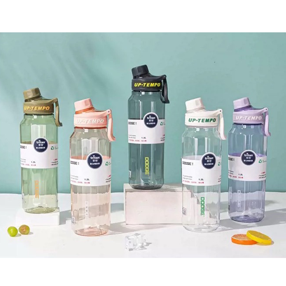 【H&R安室家】Dodge 道奇Tritan扭蓋刻度水壺 運動水壺860ml(H01), , large