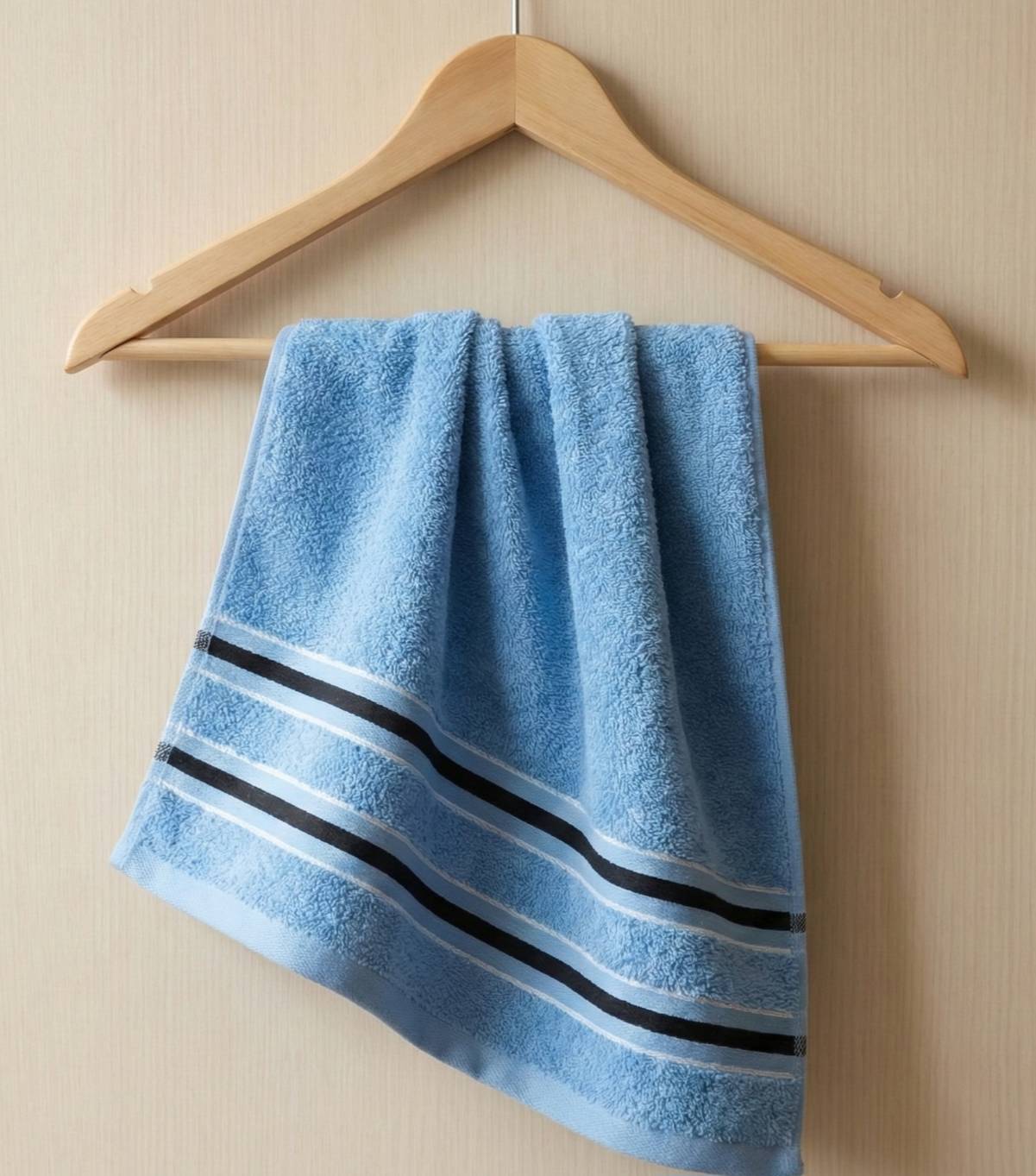 凱美浴巾｜ MIT台灣製 深色黑邊條紋浴巾 頂級12兩超厚實純棉緞檔設計 單入組 隨機出色, , large