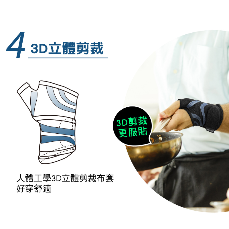 [BODYVINE巴迪蔓]超肌感貼紮護腕-1只(CT-N81105-1), , large