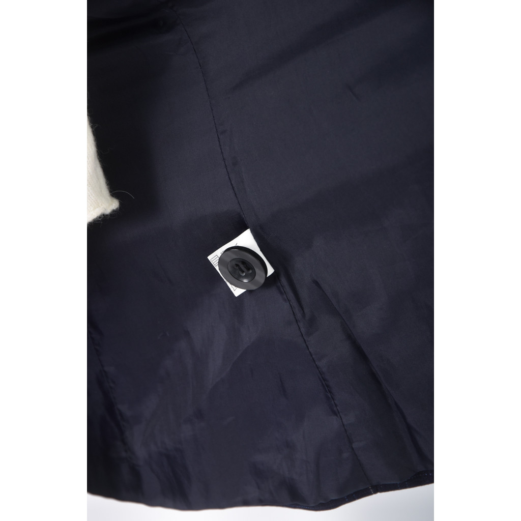 (S) mw西裝套西裝棉質翻領藍色外套二手衣, , large