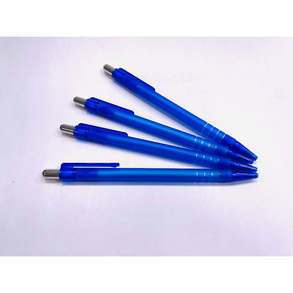 東文 藍色0.7中油筆 滑順好寫  不斷墨不暈開