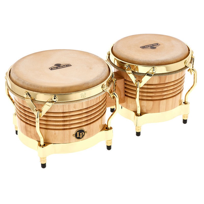 LP M201-AW Bongos 邦哥鼓 原木色金框【敦煌樂器】, , large