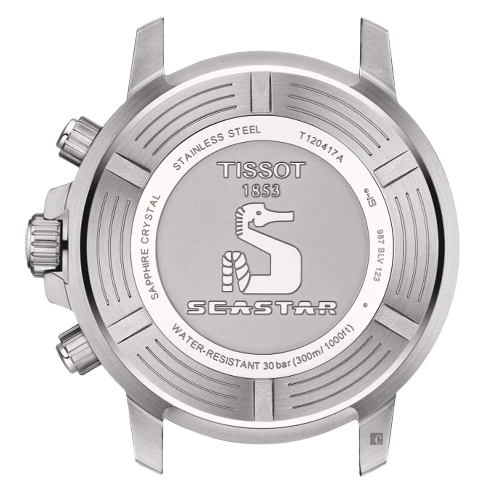 TISSOT 天梭 Seastar 1000 海洋之星300米潛水石英計時手錶-紅 T1204171742100, , large
