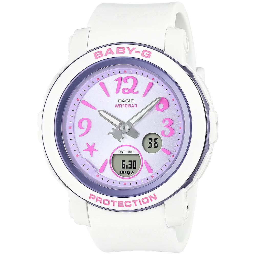 CASIO 卡西歐 BABY-G 愛海洋小海龜雙顯女錶 BGA-290US-6A, , large
