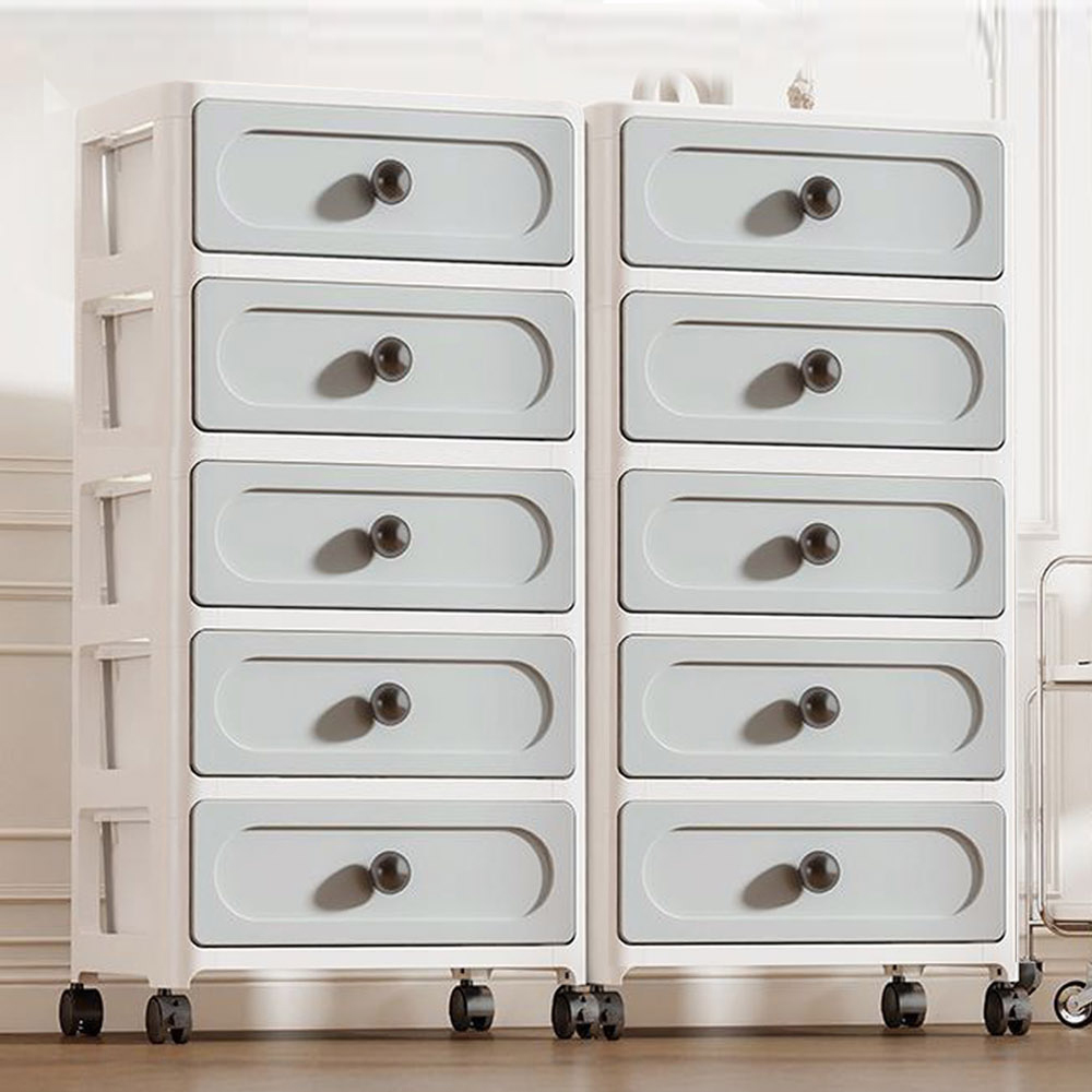 【AOTTO】36面寬輕奢五層抽屜收納櫃(AC-036GR), , large