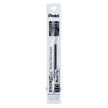 【 Pentel 飛龍 】極速鋼珠筆芯 (砲彈筆頭) 1.0mm 12支/盒 LR10   -  多款可選, , large