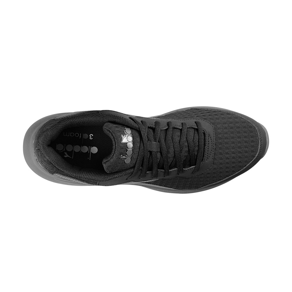 DIADORA迪亞多那 義大利進口 輕量運動慢跑鞋 男運動鞋 男鞋 EASY RUN 透氣 避震 耐磨 防滑 黑灰 灰白, , large