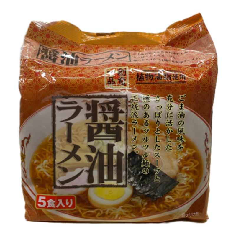 朝日商事創意一品5入包麵醬油風味, , large
