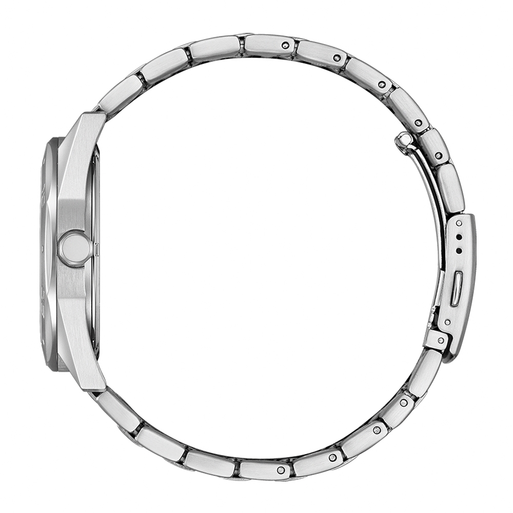 CITIZEN 星辰 光動能八角形格紋面手錶 BM7630-80L, , large