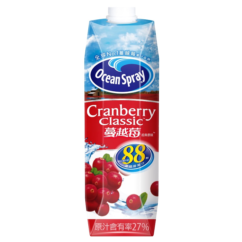 OceanSpray Refreshers Blueberry Juice 1L, , large