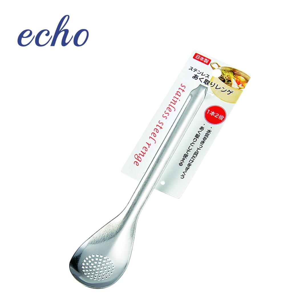 ECHO Stainless Steel Slotted Spoon, , large