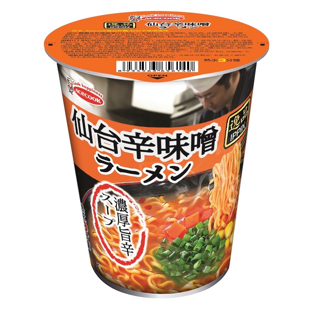 Acecook逸品杯麵-仙台辛味噌風味, , large