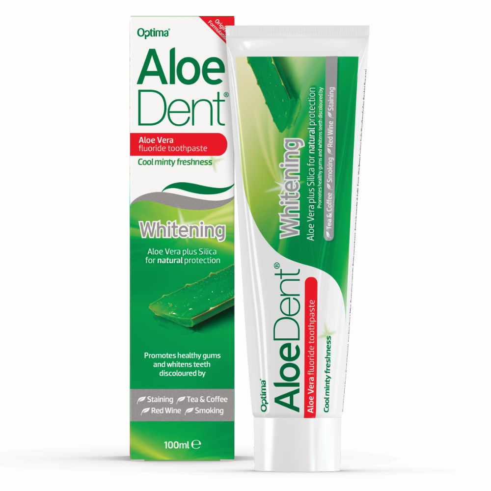英國Aloe Dent-淨亮白牙膏(含氟 100ml x 2入), , large
