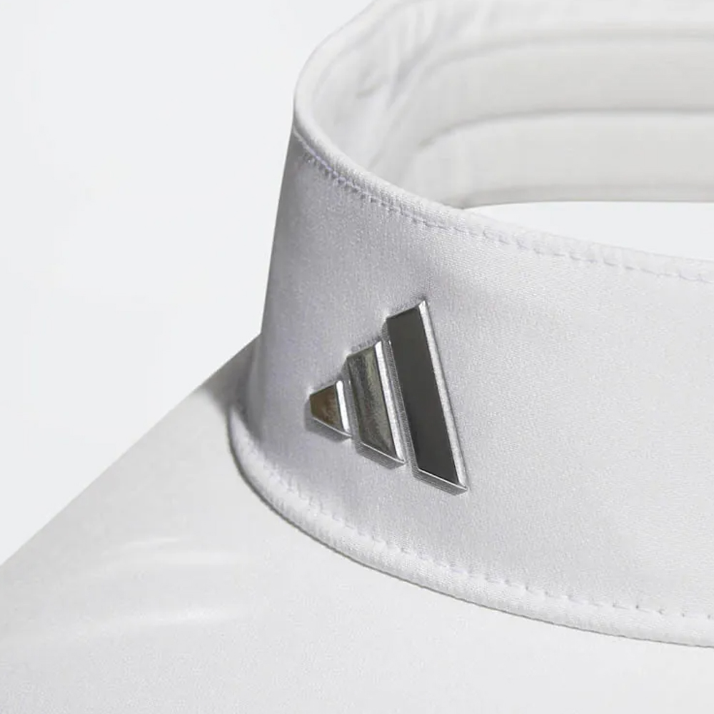 Adidas Men&rsquo;s Golf Visor with Metal Logo Design, , large
