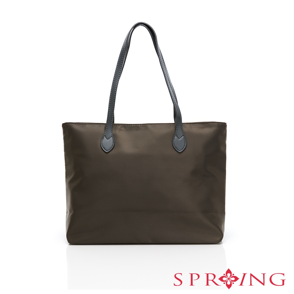 SPRING-質感尼龍托特包大肩背包商務輕便肩背包-多色, , large