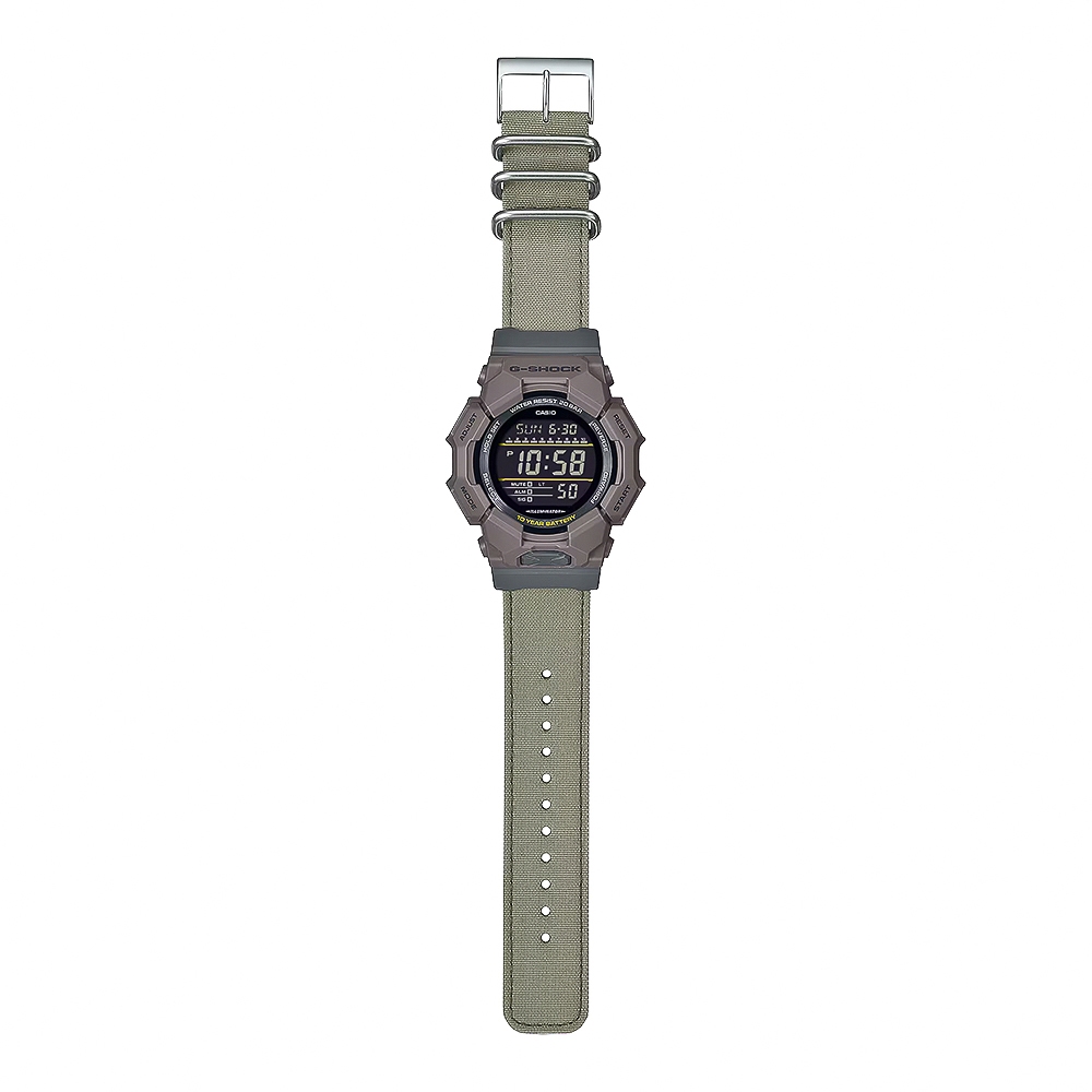 CASIO 卡西歐 G-SHOCK 天然染料 10年電力 電子手錶 學生錶 GD-010CE-5, , large