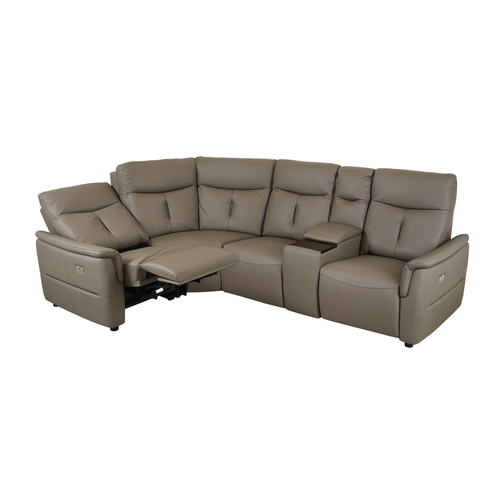 【Homelike】 喜家居9.4尺轉角L型雙電動沙發(2367), , large