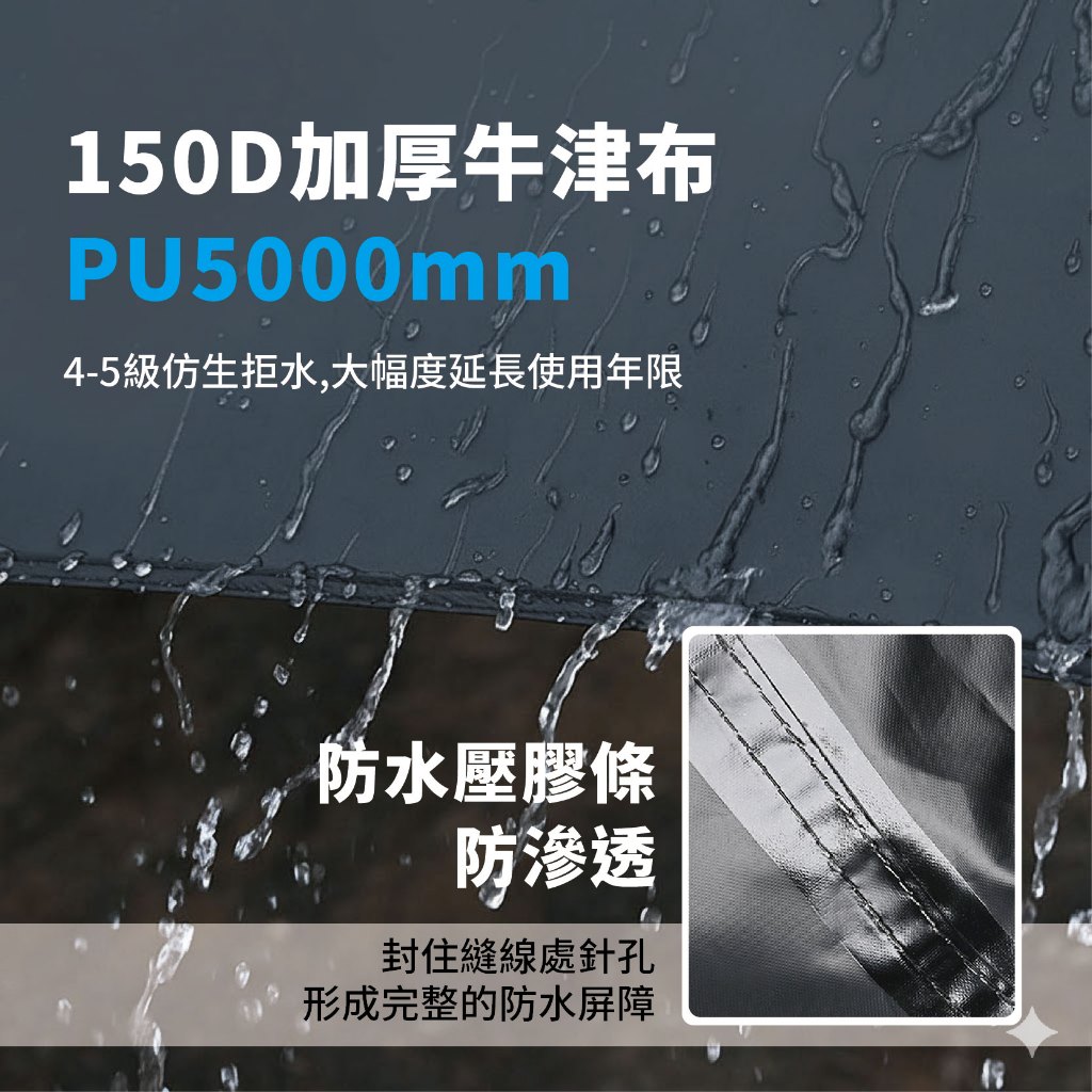 【ShineTrip 山趣】六角黑膠天幕【逐暮黑】遮陽天幕 天幕帳 黑膠天幕 露營天幕, , large