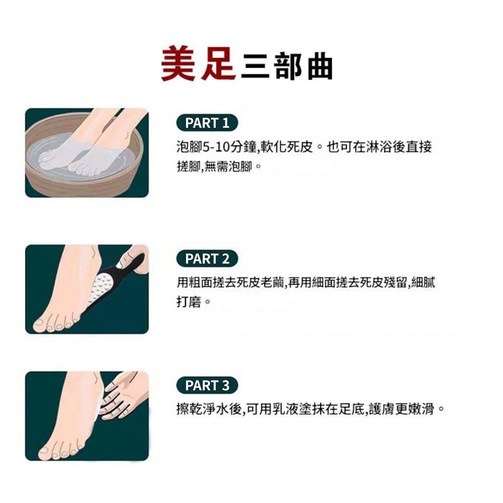 不鏽鋼雙面足搓26.5cm玫瑰金, , large