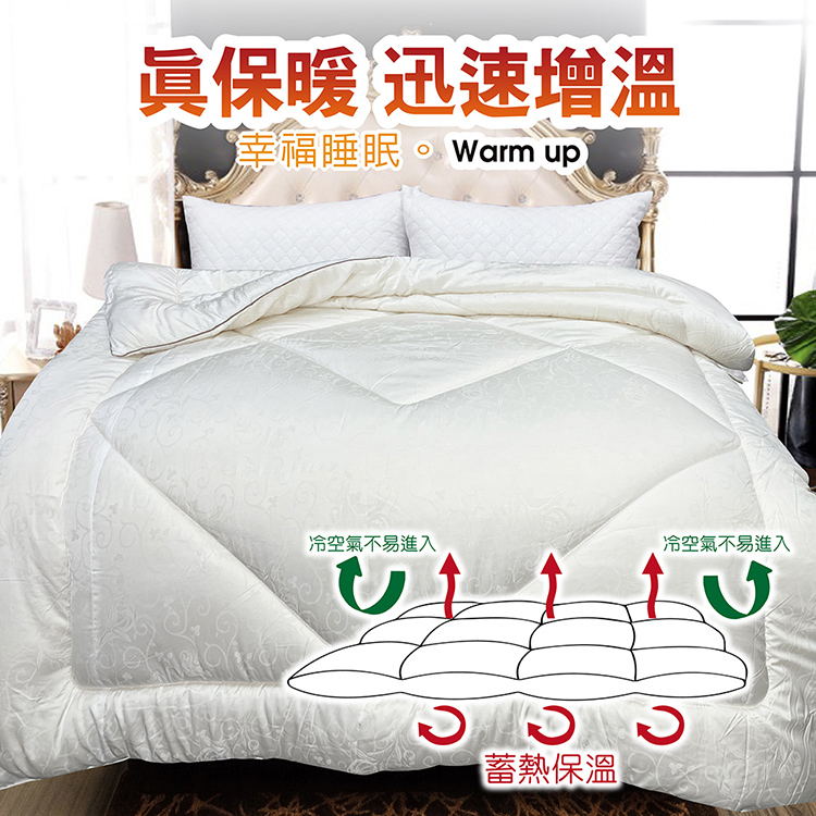 【多利寶寢具】INDIAN_100%純天然法國羊毛被(緹花布)-6*7尺, , large