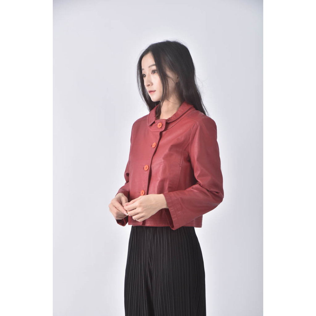 (M) see by chloe圓領紅色外套二手衣, , large