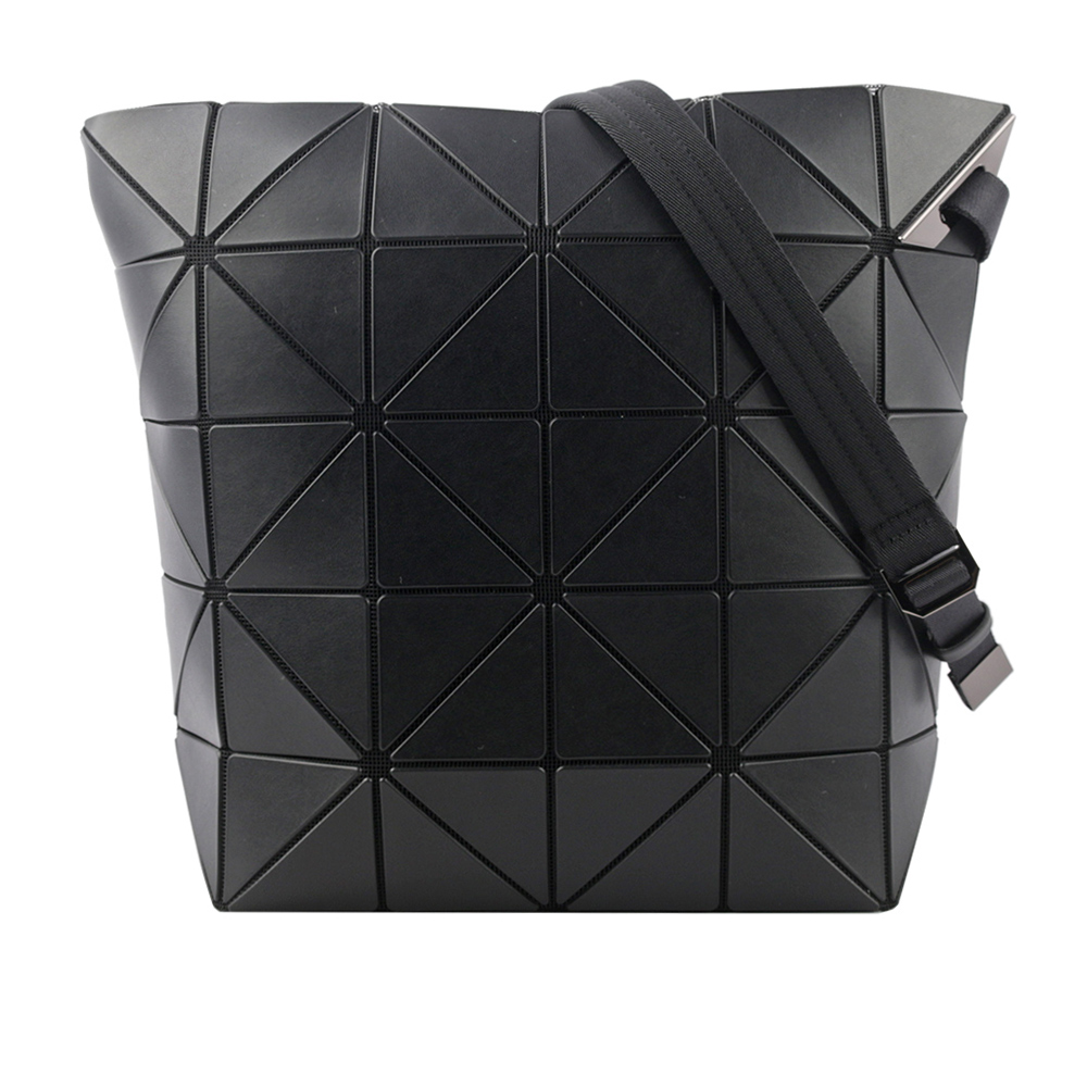 ISSEY MIYAKE Blocky 霧面可調背帶多用肩背包/黑色, , large