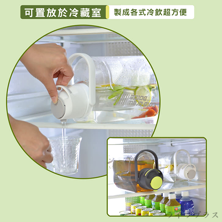 仙德曼Tritan冷萃壺-2000ml-白色-1支, , large